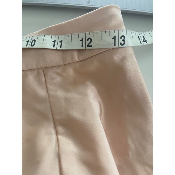 LULU'S SZ S strut and Stun Champagne Satin A line maxi skirt  NEW B75 - Picture 7 of 7